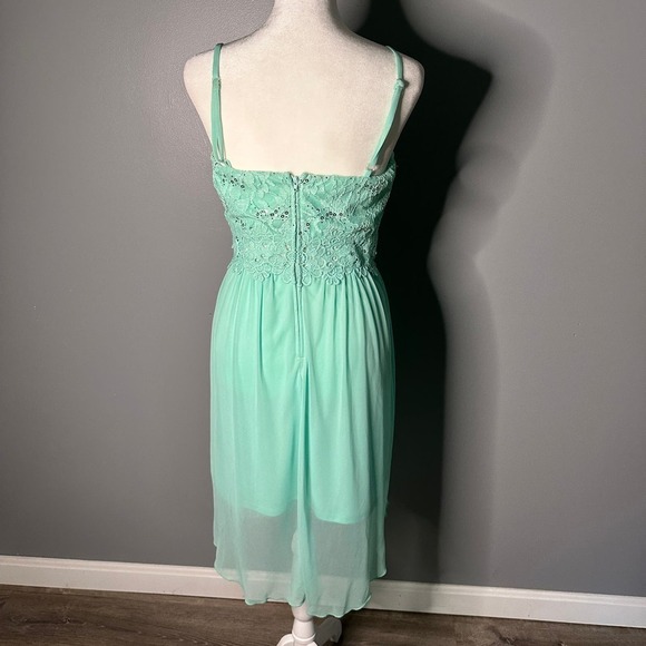 BCX Lace and chiffon Semi Formal Dress Size Small - Picture 5 of 8